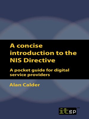 cover image of A concise introduction to the NIS Directive